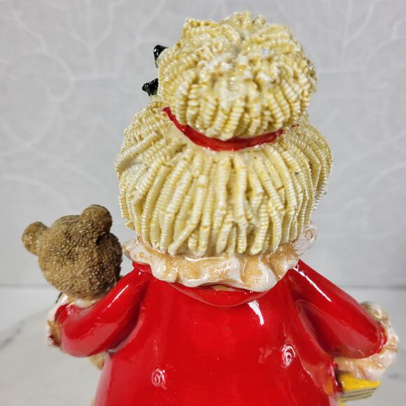 Vintage Kirklands Mrs. Claus Christmas Ceramic Figurine 8 Inch  Clause & Co. - Picture 8 of 16